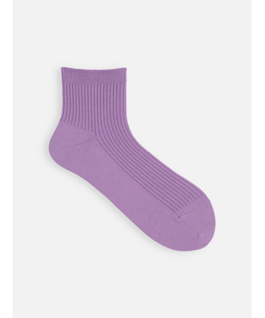 2×2リブショートソックス