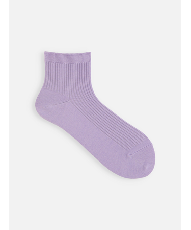 2×2リブショートソックス