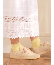 2×2リブショートソックス