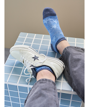 【Tabio MEN】星柄リンクススニーカー丈ソックス