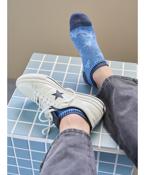 【Tabio MEN】星柄リンクススニーカー丈ソックス