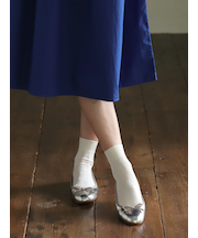 【定番】ゴム長無地ショートソックス