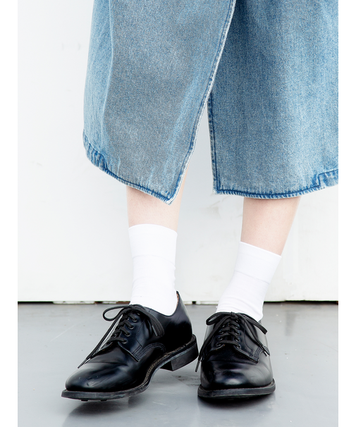 【定番】ゴム長無地ショートソックス