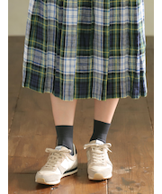 【定番】ゴム長無地ショートソックス