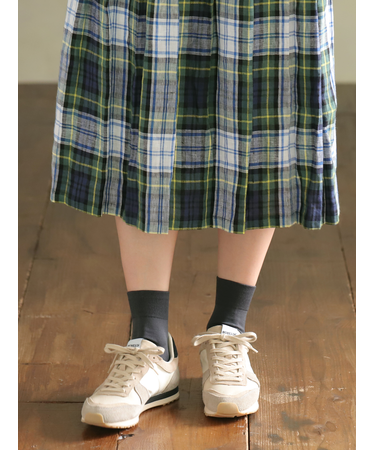 【定番】ゴム長無地ショートソックス