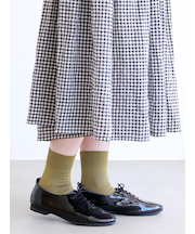 【定番】ゴム長無地ショートソックス