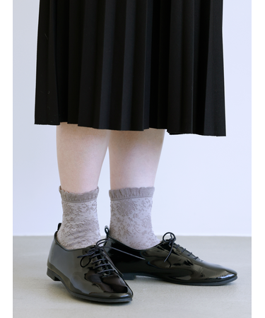 フロート花冠ドットショートソックス