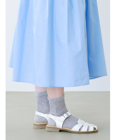 フロート花冠ドットショートソックス