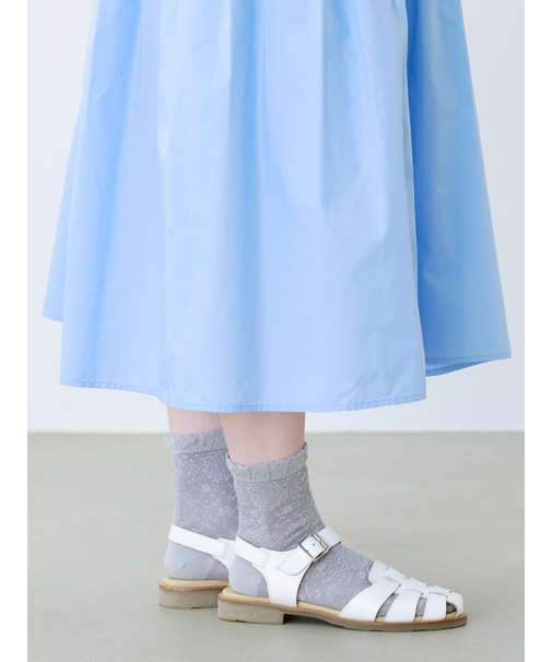 フロート花冠ドットショートソックス