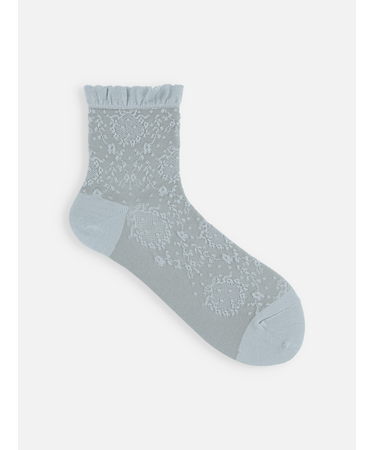 フロート花冠ドットショートソックス