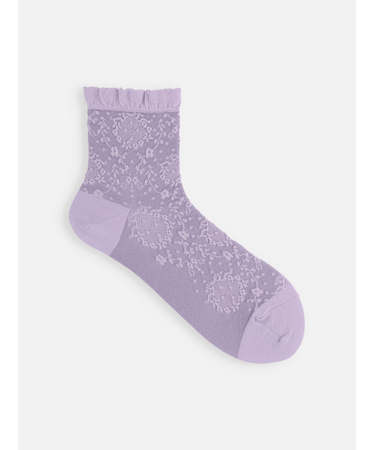 フロート花冠ドットショートソックス