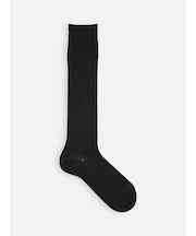 綿薄手無地ハイソックス