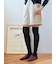 【レングスフリー】綿薄手無地ニーハイソックス