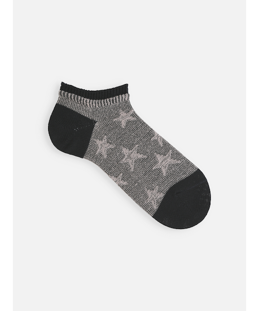 【Tabio MEN】星柄リンクススニーカー丈ソックス(27.0～29.0cm)