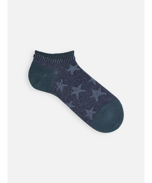 【Tabio MEN】星柄リンクススニーカー丈ソックス(27.0～29.0cm)
