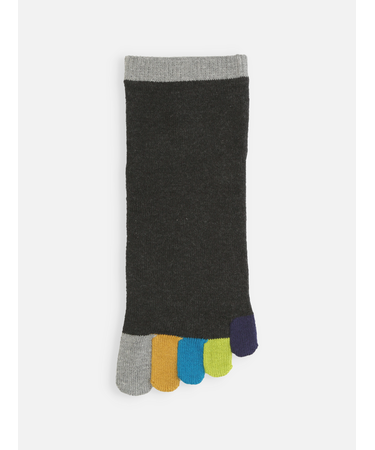 【Tabio MEN】定番/レインボー五本指ソックス