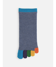 【Tabio MEN】定番/レインボー五本指ソックス