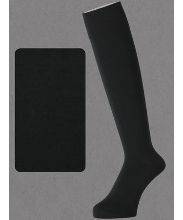 【Tabio MEN】連続シルケット ベタロングホーズ(27.0～29.0cm)