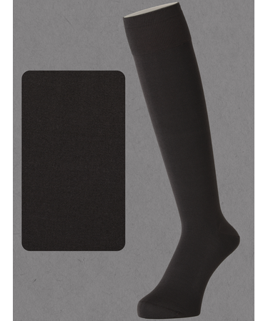 【Tabio MEN】連続シルケット ベタロングホーズ(27.0～29.0cm)