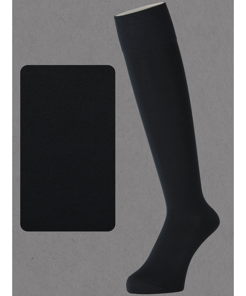 【Tabio MEN】連続シルケット ベタロングホーズ(27.0～29.0cm)