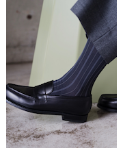 【Tabio MEN】【定番】メンズ チョークストライプ柄ソックス