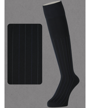 【Tabio MEN】連続シルケットストライプハイソックス(23.0～25.0cm)