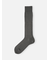 【Tabio MEN】連続シルケットチェックロングホーズ(23.0～25.0cm)