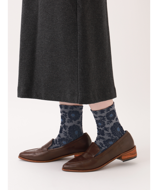 お花フロートショートソックス