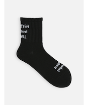 メッセージロゴショートソックス