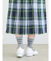 メッセージロゴショートソックス