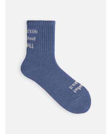 メッセージロゴショートソックス