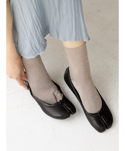 ラメ足袋ショートソックス