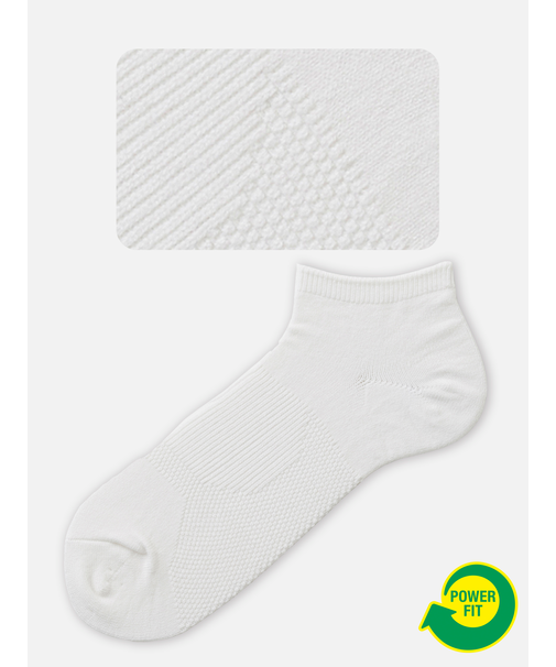 【Tabio MEN】【定番】パワーフィットスニーカー丈ソックス