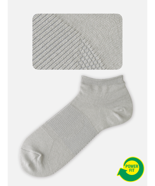 【Tabio MEN】【定番】パワーフィットスニーカー丈ソックス