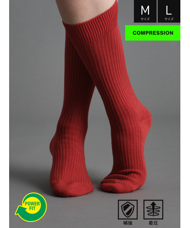 【Tabio MEN】ロングセラー/パワーフィットソックス