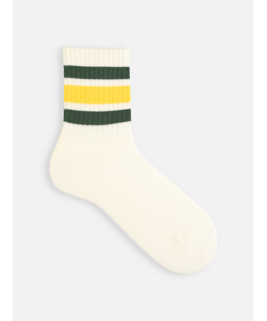 【Tabio MEN】アメリブクッションパイルラインクルー丈ソックス