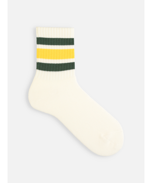 【Tabio MEN】アメリブクッションパイルラインクルー丈ソックス