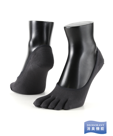 【Tabio MEN】デオドラント五本指カバーソックス