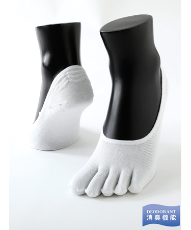 【Tabio MEN】デオドラント五本指カバーソックス(27.0～29.0cm)