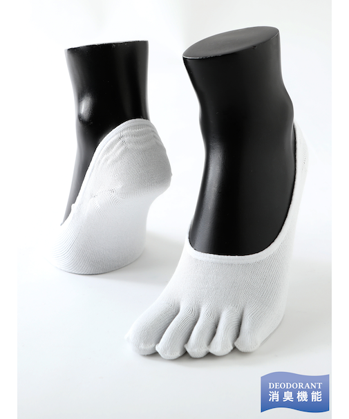 【Tabio MEN】デオドラント五本指カバーソックス(27.0～29.0cm)