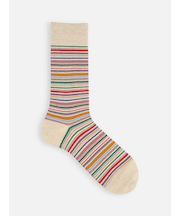 【Tabio MEN】カラフルマルチボーダーソックス(27.0～29.0cm)