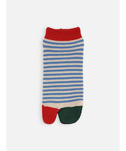 足袋ボーダーショートソックス