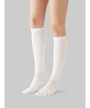 【美脚Labo】綿五本指着圧ハイソックス