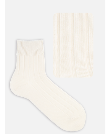 【Tabio MEN】ベーシック太リブショートソックス(27.0～29.0cm)
