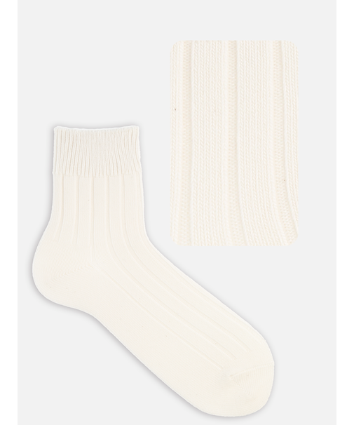 【Tabio MEN】ベーシック太リブショートソックス(27.0～29.0cm)