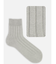 【Tabio MEN】ベーシック太リブショートソックス(23.0～25.0cm)