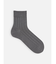 【Tabio MEN】ベーシック太リブショートソックス(23.0～25.0cm)