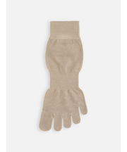 【綿100%】ゴム長五本指ショートソックス(21～22cm)