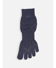 【綿100%】ゴム長五本指ショートソックス(23～24cm)