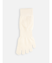 【綿100%】ゴム長五本指ショートソックス(25～26cm)